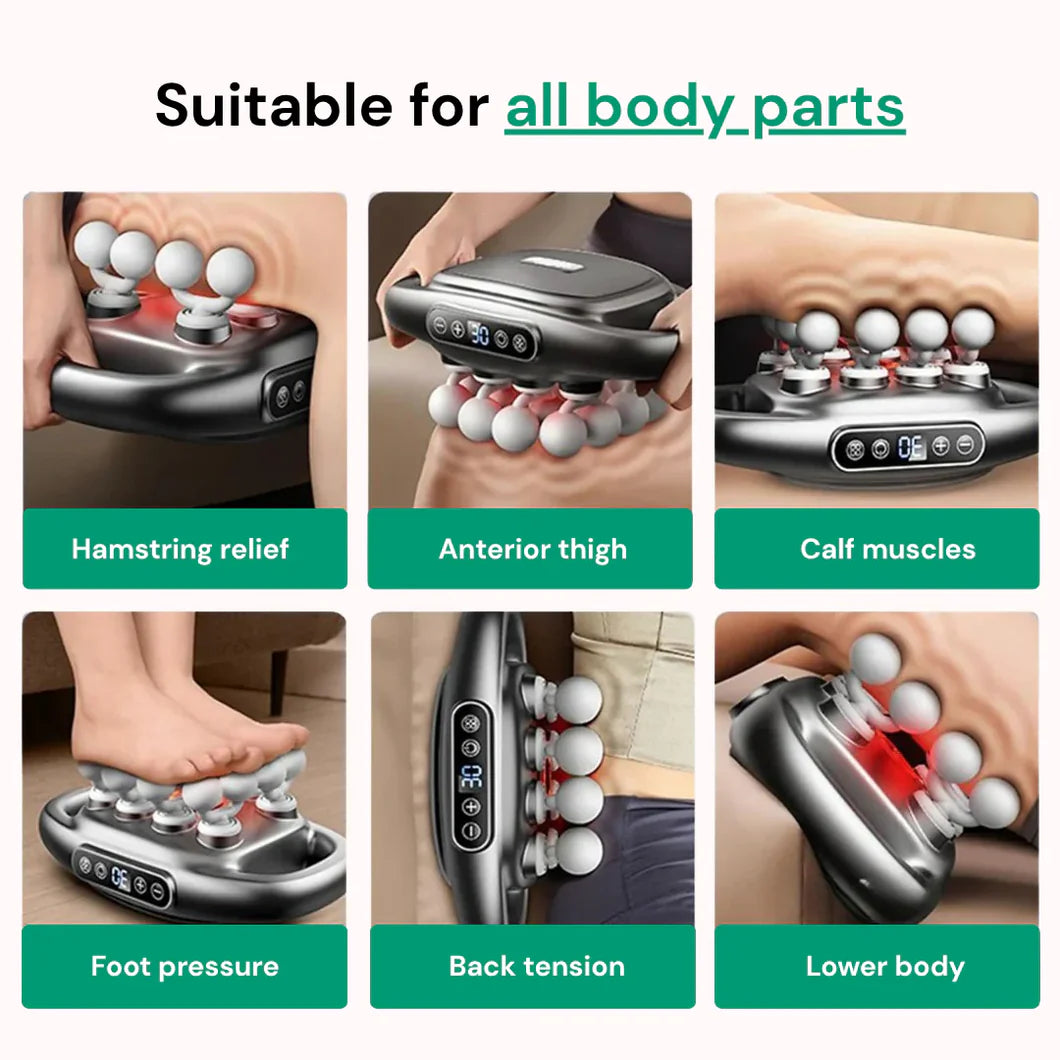 Deep tissue percussion massager