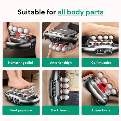 Deep tissue percussion massager