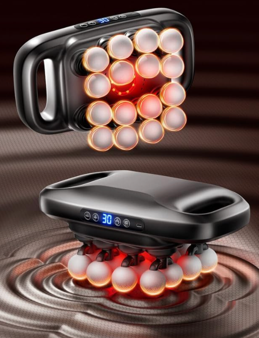 Deep tissue percussion massager