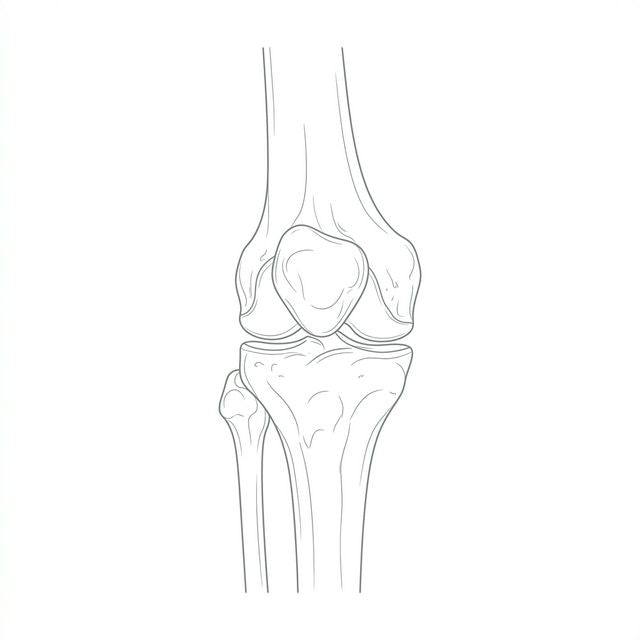 Anatomical Knee Joint Scan
